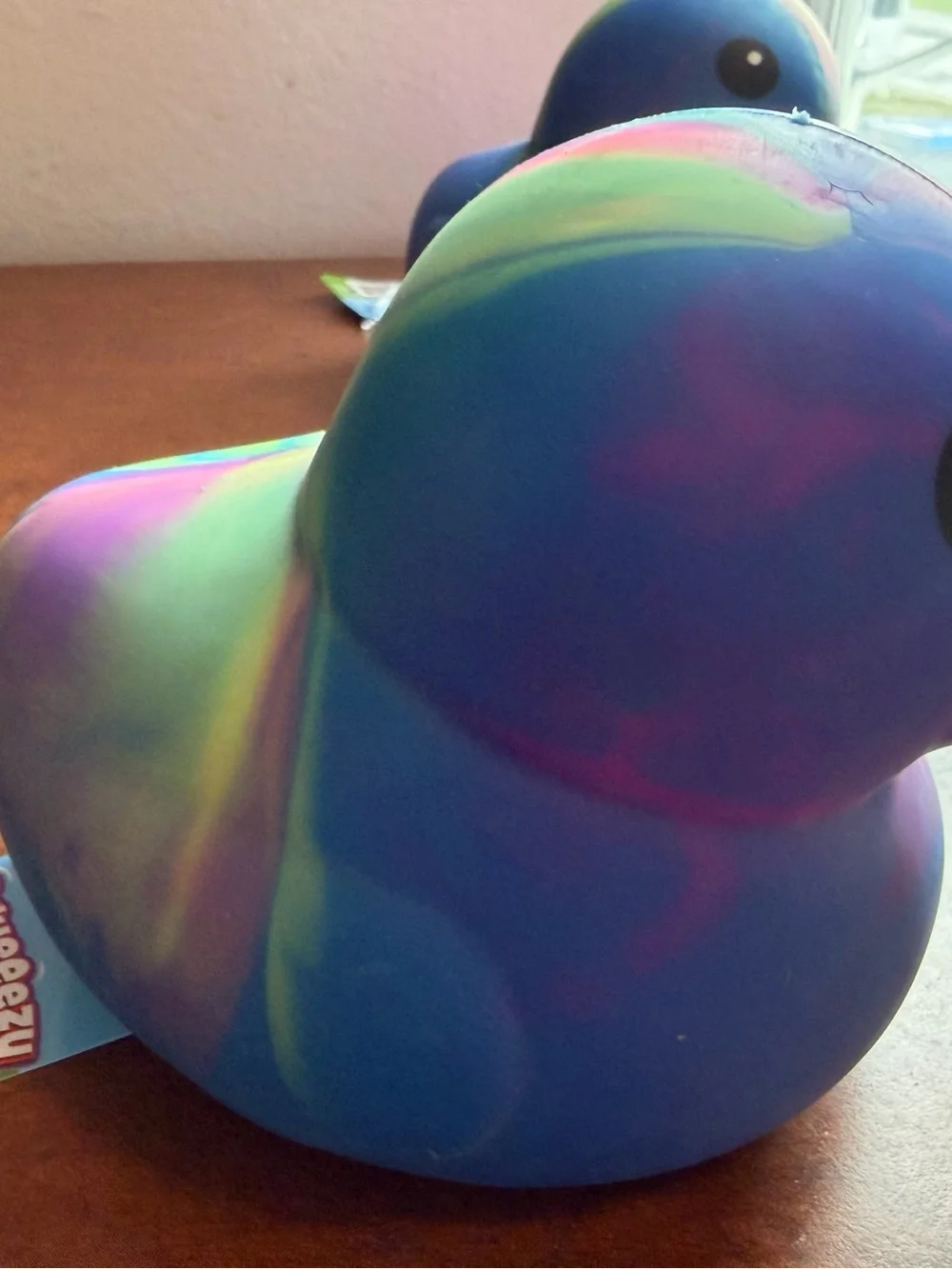 Colorful Tie-Dye Duck Squeezy